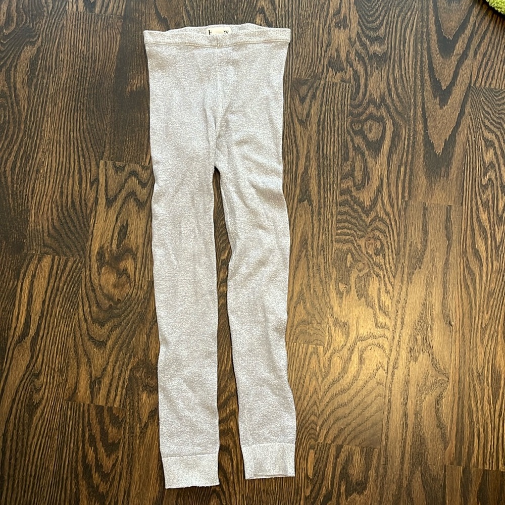Sparkly footless tights